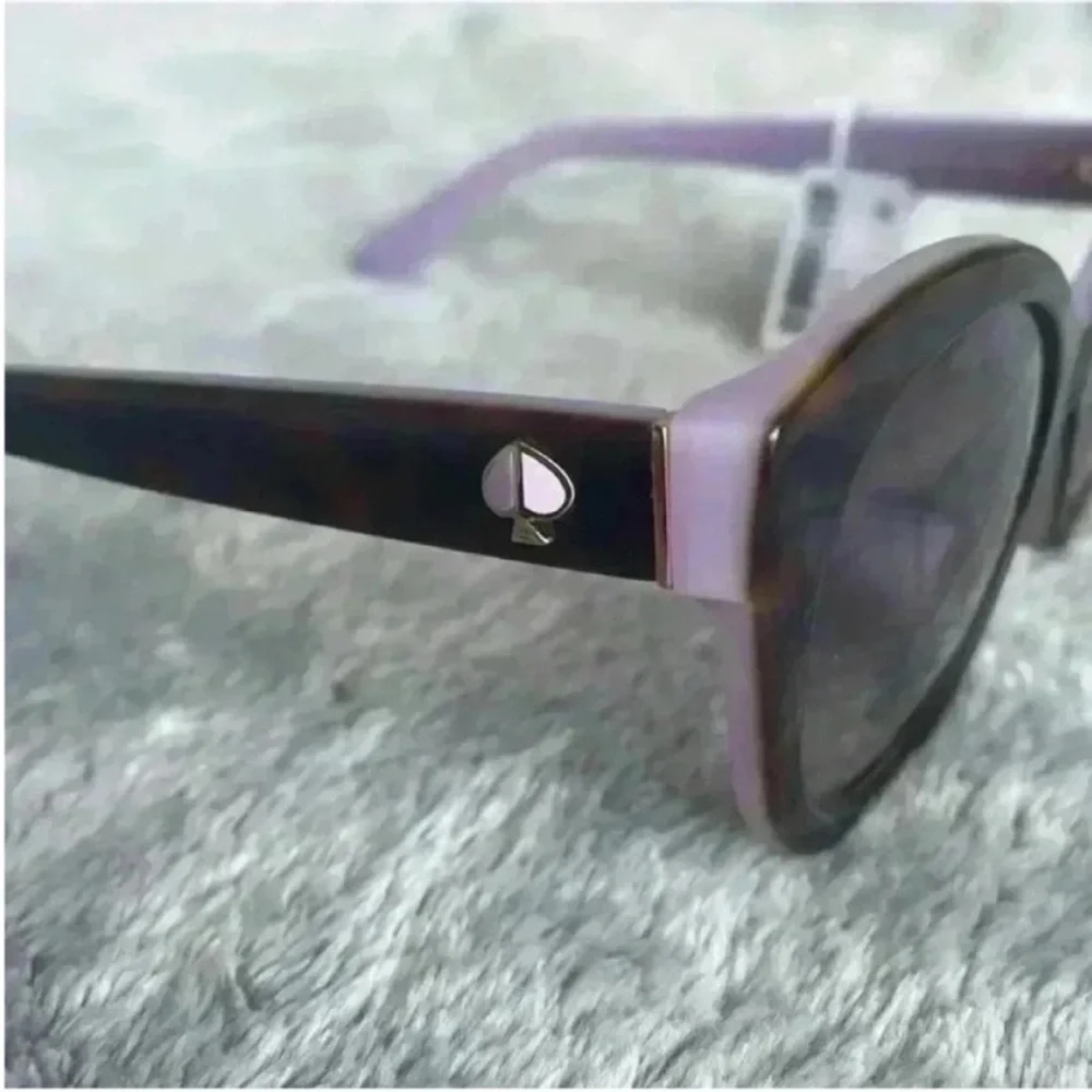 Kate Spade Karleigh 51mm Cat Eye Sunglasses in Havana/Plum NWT